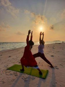 Beach Yoga and Meditation  Wellness Retreat Maldives